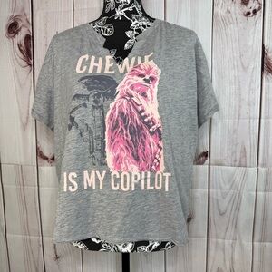 Star Wars Heather Grey V-neck